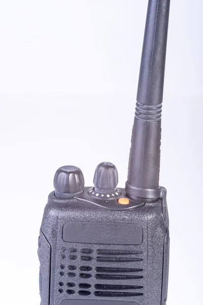 Conjunto de radio portátil profesional compacto negro . —  Fotos de Stock