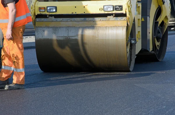 Vägvält — Stockfoto