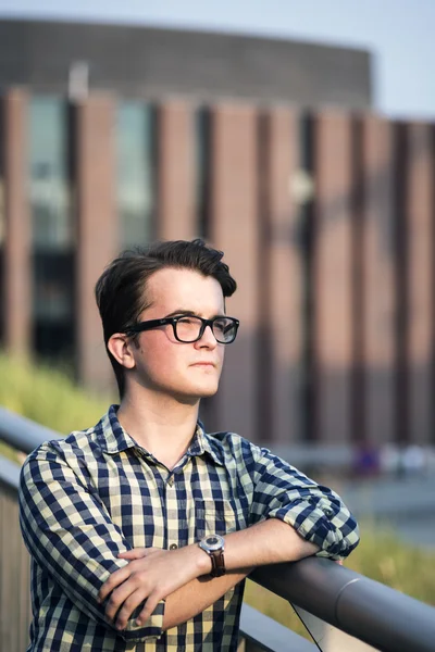 Urban portrait of a young man — Stock Photo, Image