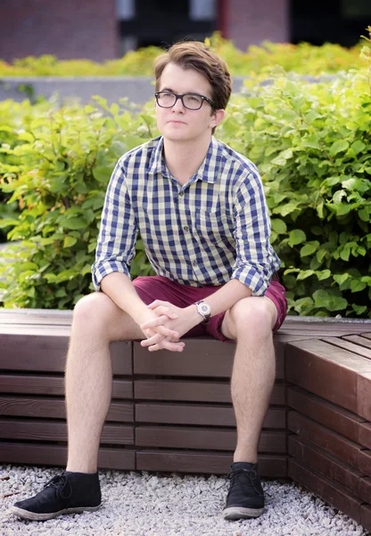 Urban portrait of a young man — Stock Photo, Image