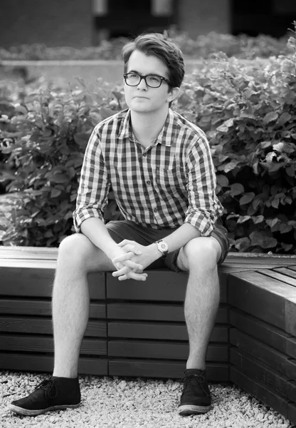 Urban portrait of a young man — Stock Photo, Image