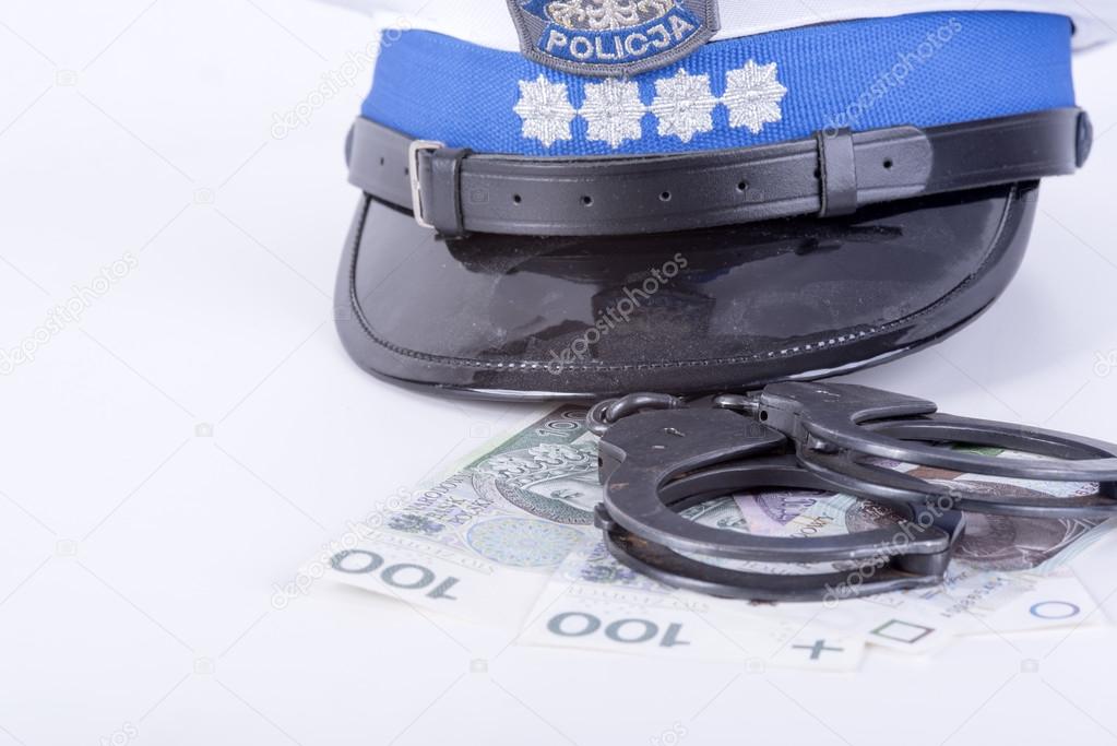 Polish policeman and bribe
