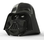 Darth Vader on white background. 3d render