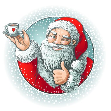 Noel Baba retro logosu
