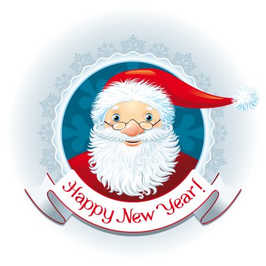 Noel Baba retro logosu