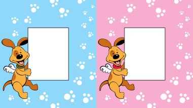 Köpek ile çerçeve