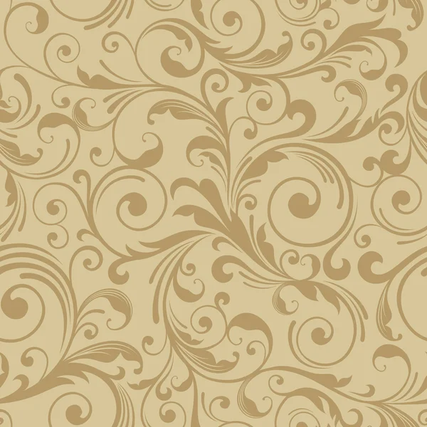 Patrón de damasco decorativo fondo — Vector de stock