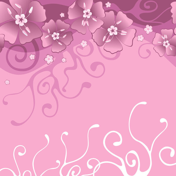 Фон с цветами
