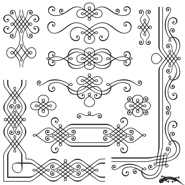 Retro sayfa dekorasyon