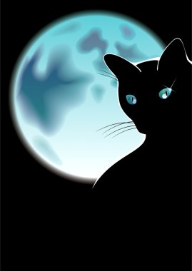 Картина, постер, плакат, фотообои "чёрная кошка
", артикул 59912327