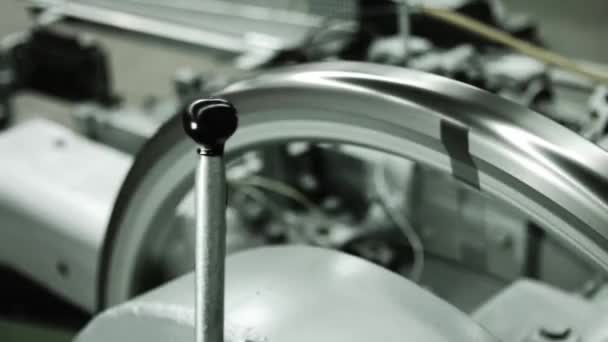 Factory equipment and macine. Steel. Industrial. — Stock Video
