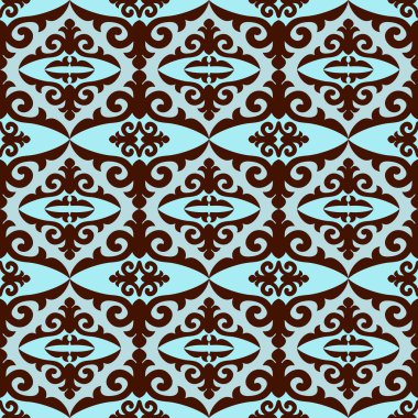 Vintage İslam damask arka plan güzel süsleme, moda Dikişsiz desen, Arapça vektör duvar kağıdı