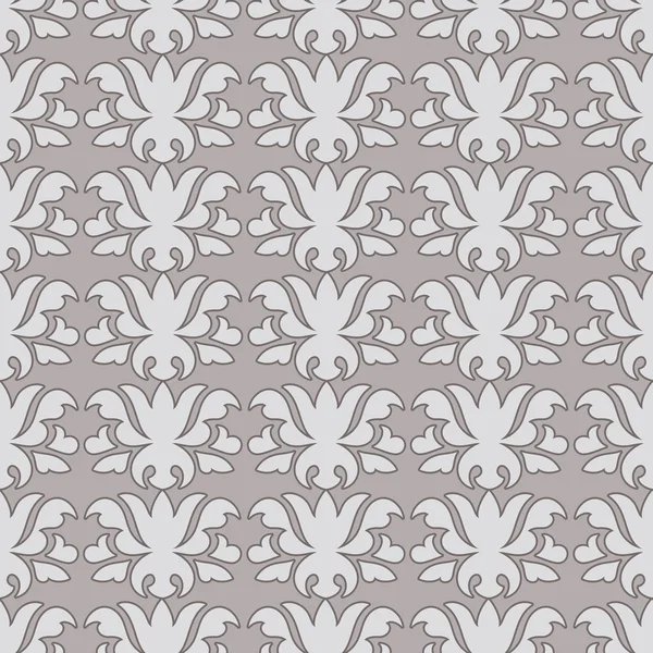 Design de tecido de layout tradicional vintage, fundo bonito damasco — Vetor de Stock