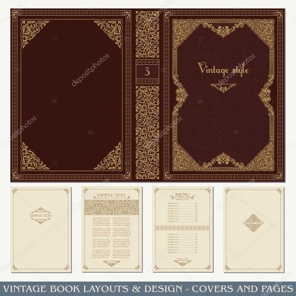 Design Book Layouts Vintage Book Layouts And Design Covers And