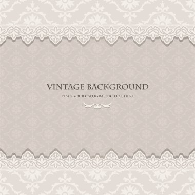 Vintage çiçek arka plan, ışık tebrik kartı, güzel dantel ile davet