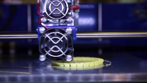 3D-printer afdrukken — Stockvideo