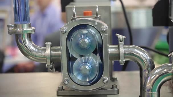 Pumpar centrifugala närbild process — Stockvideo