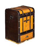 Starý kufr hrudníku izolované
