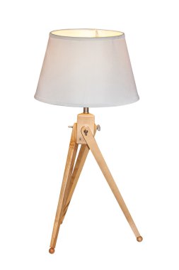 İzole Modern masa lambası