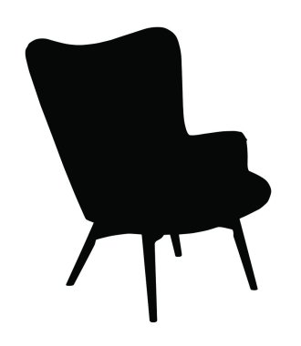 Modern sandalye silüeti