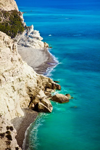塞浦路斯的海岸线 — 图库照片