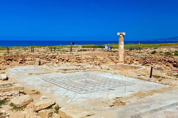 Paphos, Kıbrıs için harap Bazilikası — Stok fotoğraf