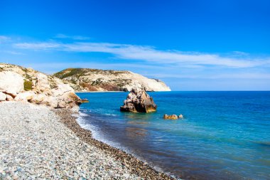 Aphrodites doğum yeri beach Paphos, Kıbrıs