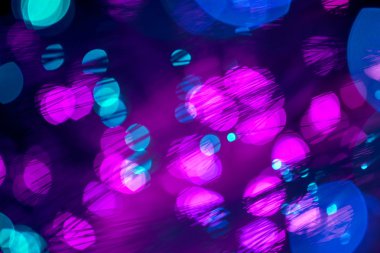 Soyut renkli bokeh ışık