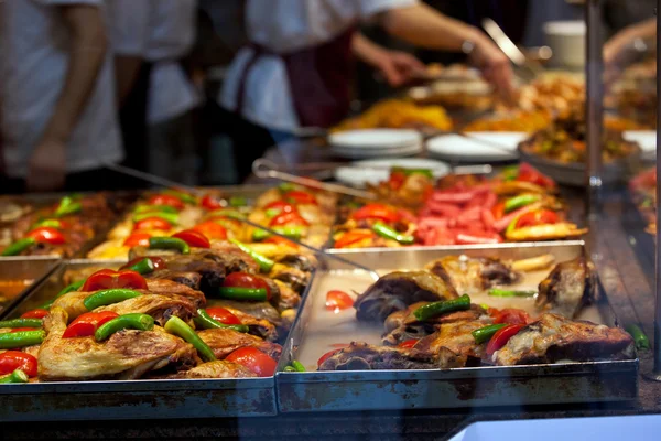 Restaurante de comida de rua — Fotografia de Stock