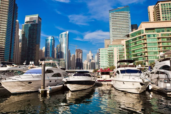 Dubai Marina en Emiratos Árabes Unidos — Foto de Stock