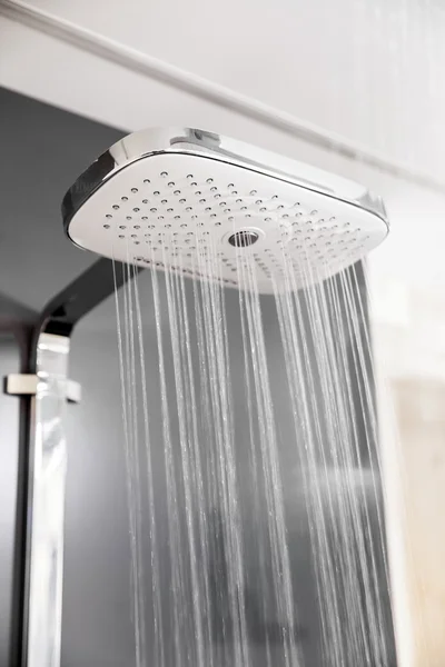 Modern shower in bath — Stockfoto