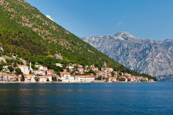 Perast město, Černá Hora — Stock fotografie