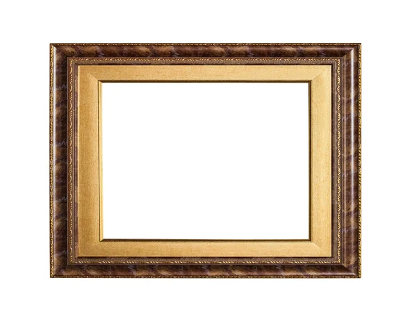 Zlatý klasické malířské plátno rám — Stock fotografie