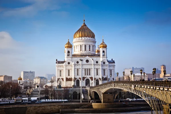 Moscow Cathedral in winter Stock Image