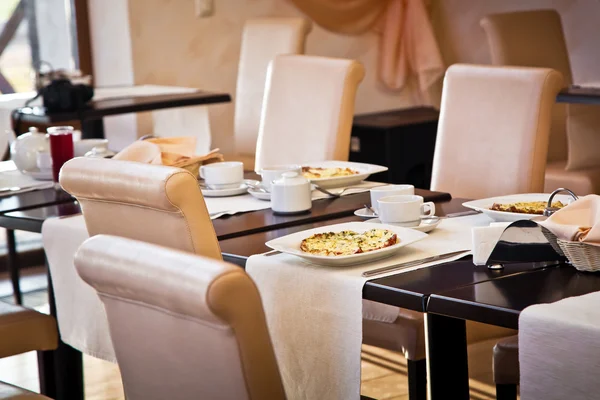 Breakfast in hotel — Stock Photo, Image