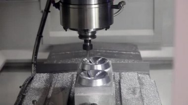 Metal işleme Cnc merkezleri freze, yakın çekim