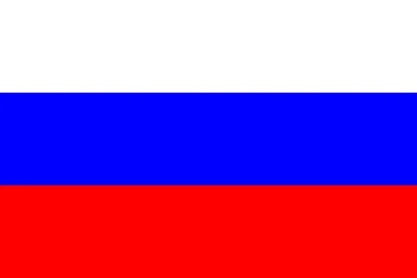 Officiële vlag van Rusland — Stockfoto