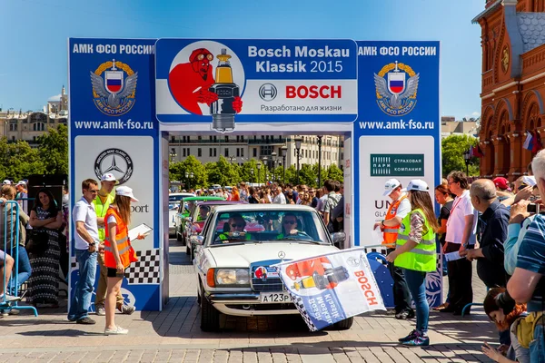 Bosch Moskau Klassik Rally 2015 v Moskvě, Rusko — Stock fotografie