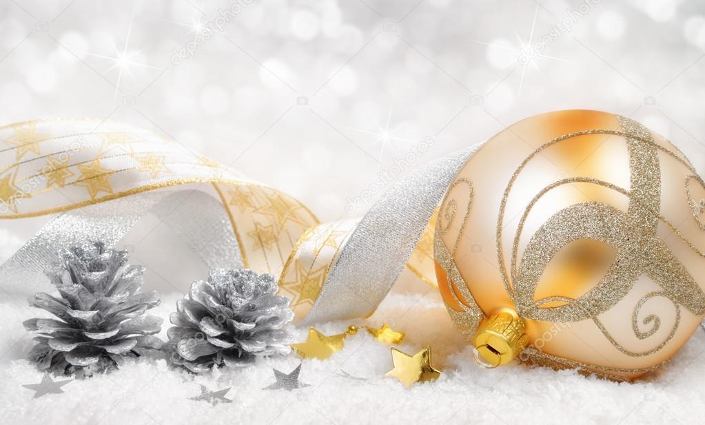 Christmas glory in gold and silver