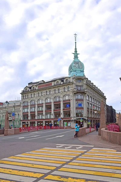 Byggandet Handelshuset Esders Och Scheifals Byggdes 1907 Enligt Projektet Arkitekterna — Stockfoto