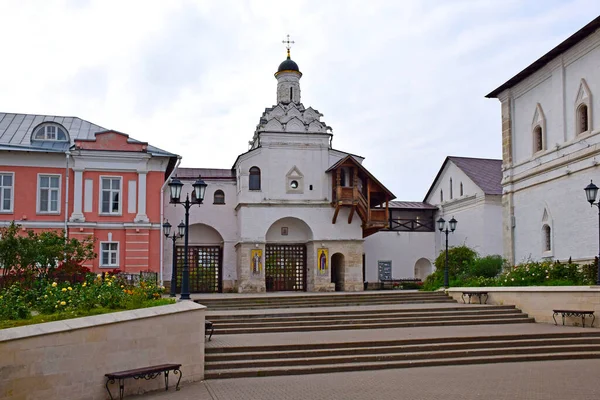 Mosteiro Vladychny Foi Construído Sob Instruções Metropolita Alexey Moscou Por — Fotografia de Stock