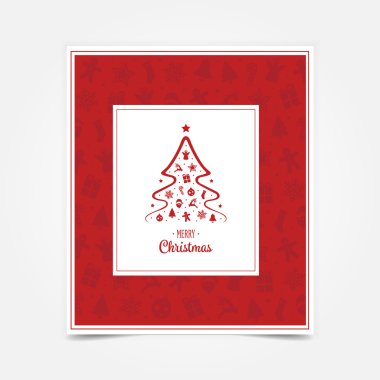 Mutlu Noeller el ilanı kart kırmızı beyaz