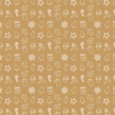 Noel desen süsleme altın arka plan