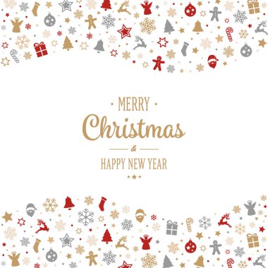 neşeli Noel türü Dekorasyon Süsleme sınır