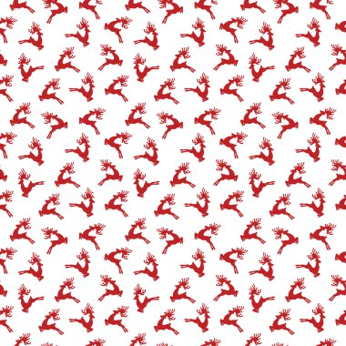 Kırmızı Ren geyiği desen arka plan
