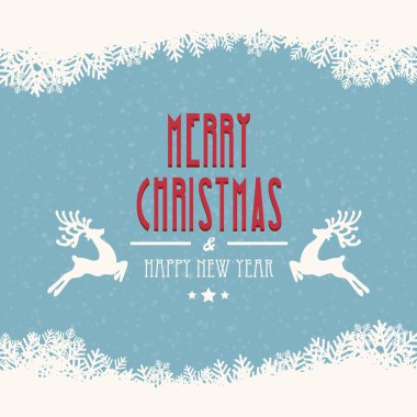 Merry christmas karlı arka plan