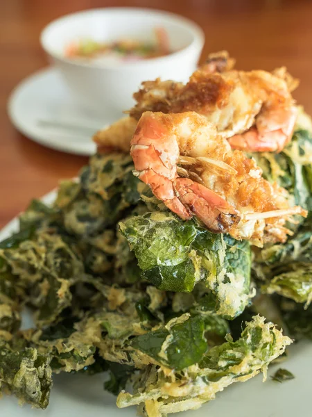 Soft focus of fried shrimp. — Stock Photo, Image