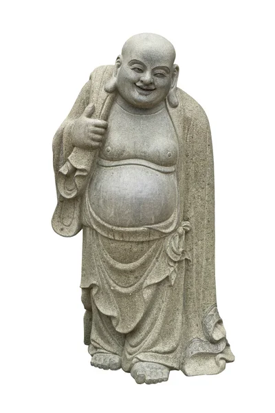 Smějící se Buddha čínský Bůh štěstí. — Stock fotografie