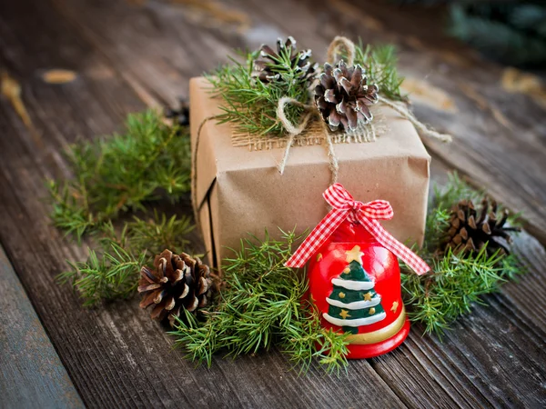 Handgemaakte cadeau voor kerst — Stockfoto