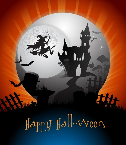 Halloween kártya — Stock Vector